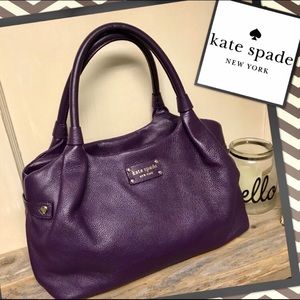 Purple Kate Spade Bershire handbag
